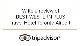 tripadvisor Write a review of Best Western Plus Travel Hotel Toronto Airport logo